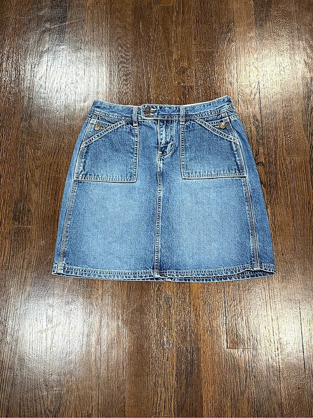 Bass Denim Mini Skirt Blue Size 4 Like New